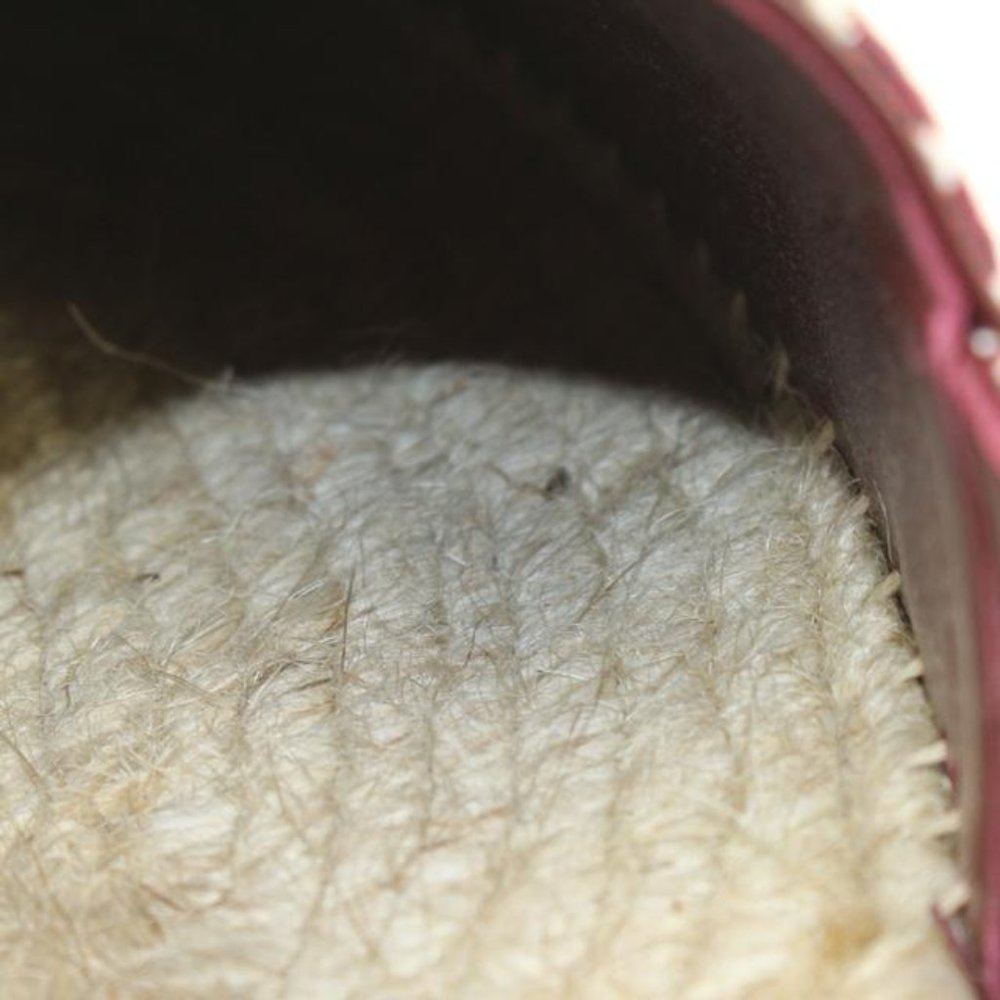 Louis Vuitton Sz 39.5 Burgundy Since 1854 Starboard Flat Espadrille s27lv99 - Picture 11 of 12